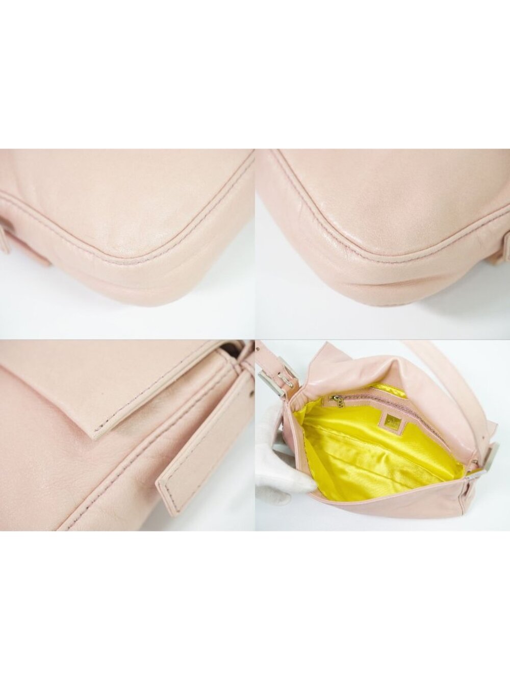Fendi Mamma Bucket Shoulder Bag Leather Pink - Picture 7 of 9